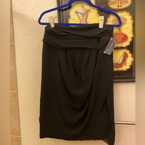 INC International Concepts black skirt with side zipper. Size 10- NWT——